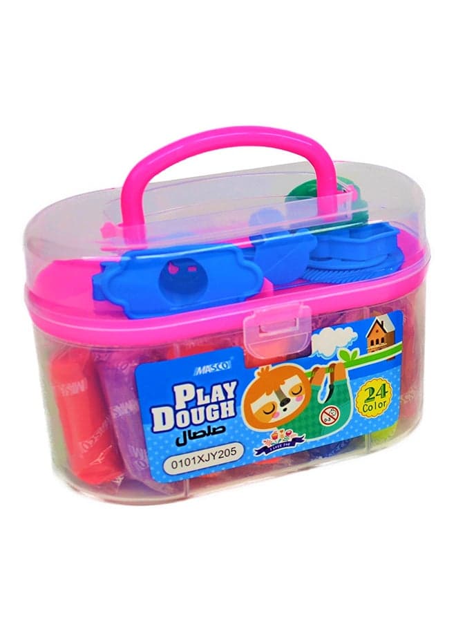 24-Piece Colour Play Dough 15cm