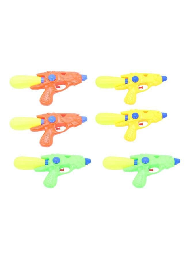 6-Piece Plastic Water Gun TY0084 4.5x24x11cm