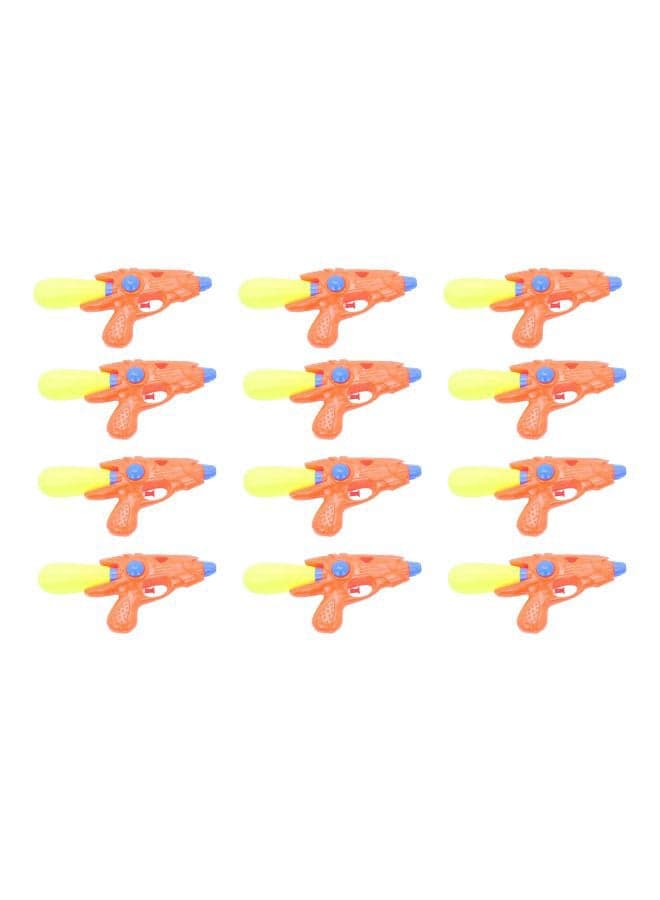 12-Piece Plastic Water Gun TY0085 4.5x24x11cm