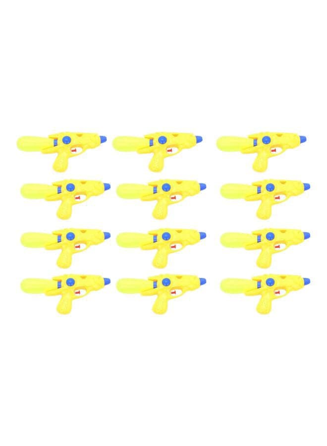 12-Piece Plastic Water Gun TY0087 4.5x24x11cm
