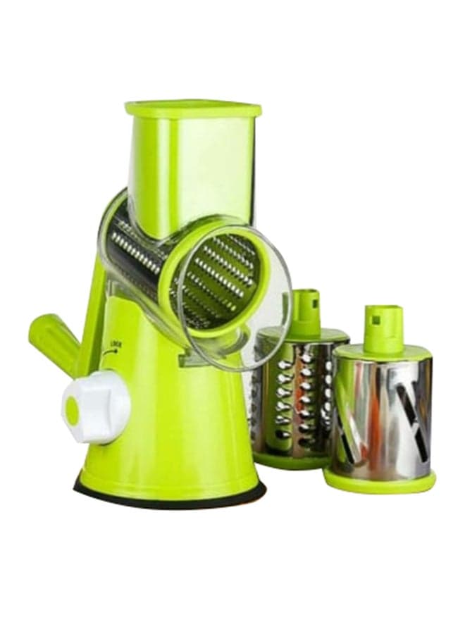 Cheese Grater,Slicer For Fruit,Vegetables,Nuts Green 25.48 X 11.99 X23.29cm