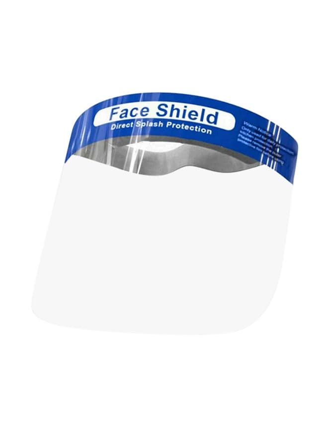 Double Sided Anti-Fog Face Shield Clear/Blue 33x22cm