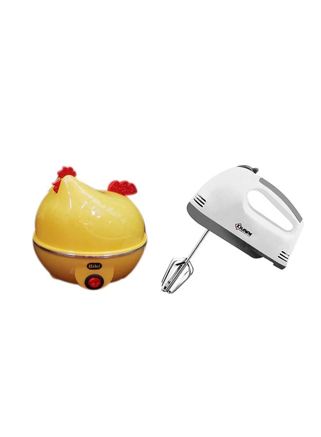 7-Eggs Poacher With 7-Speed Hand Mixer 350.0 W 6902016009271 Multicolour