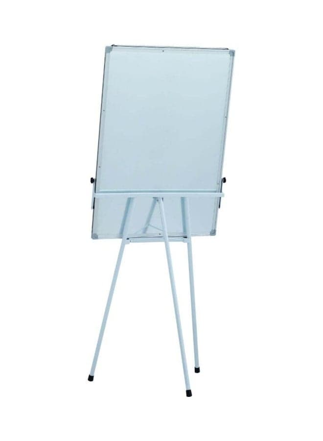 Flip Chart With Tripod Stand White