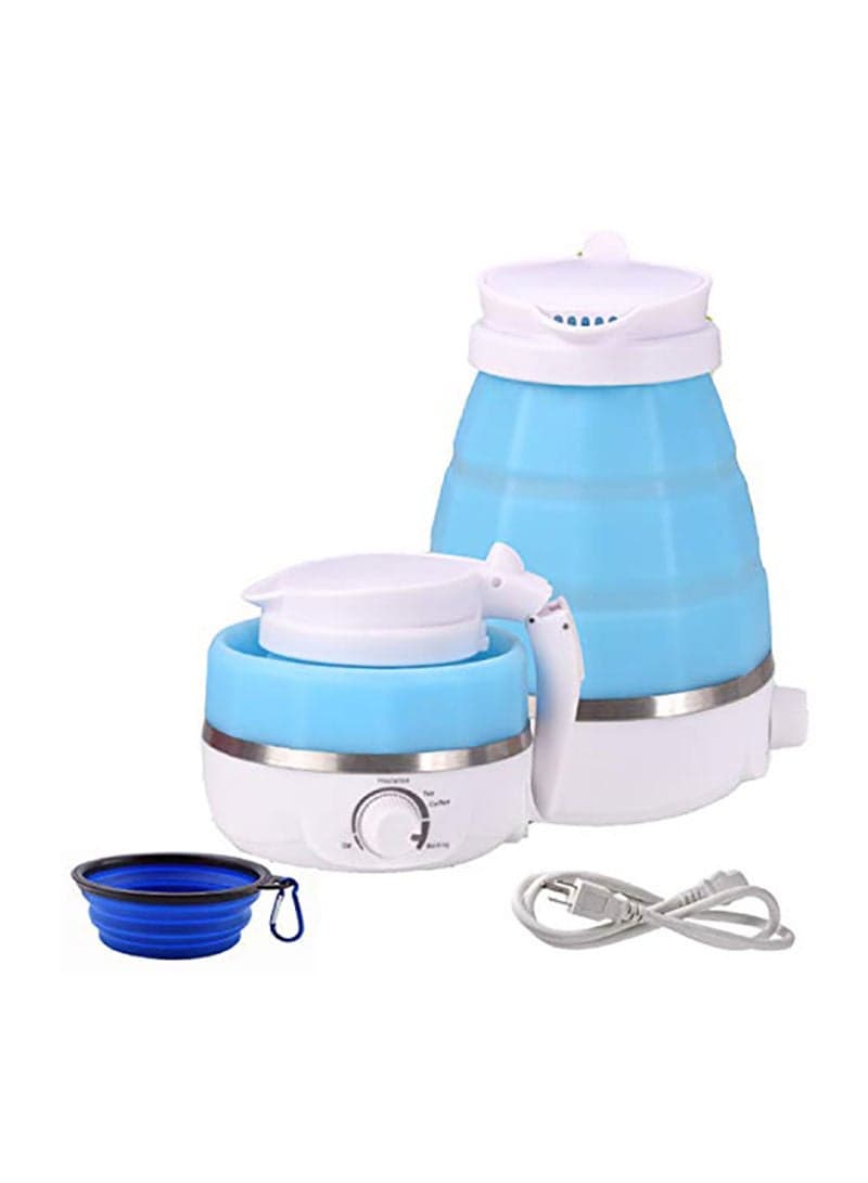 Collapsible Electric Travel Kettle 0.6 liter 600 ml 700 W DYQQKD828 Blue