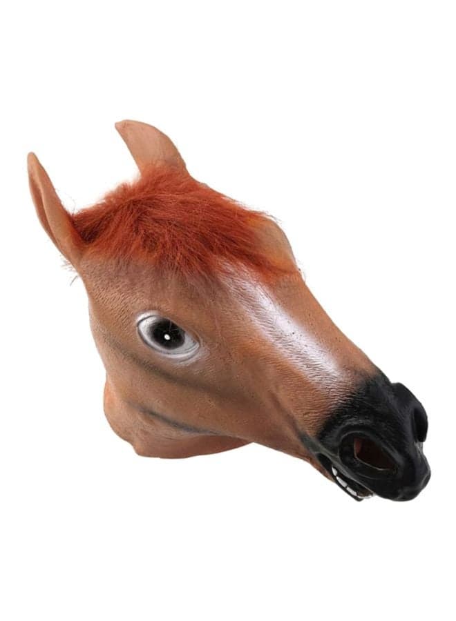 Latex Animal Horse Head Mask 11878