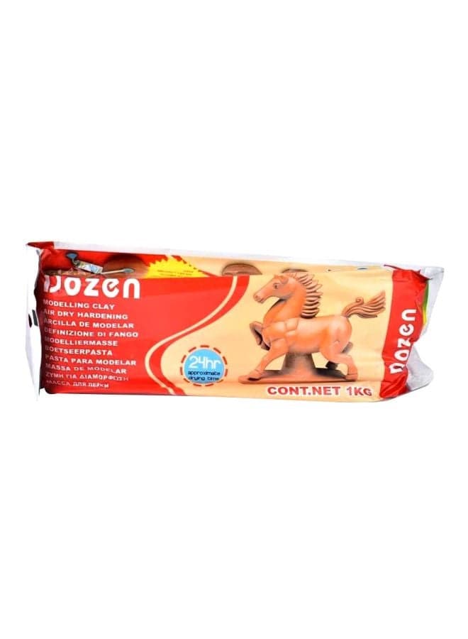 Modelling Clay Dough 1kg Beige