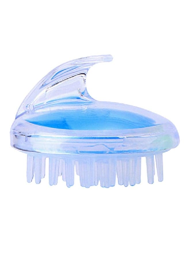 Portable Head Scalp Massage Shampoo Brush Blue