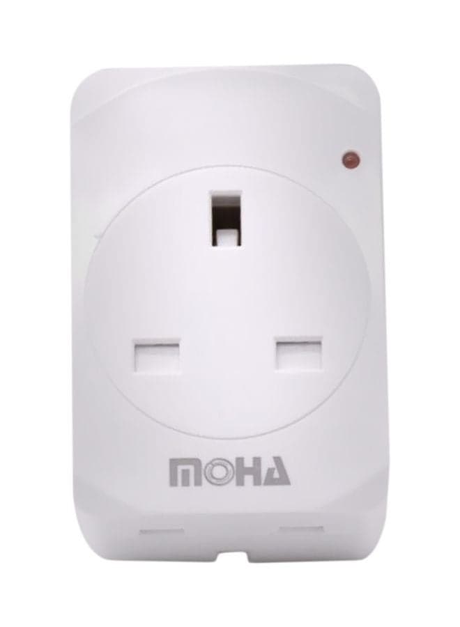 3-Way BS Plug Multi Adaptor White