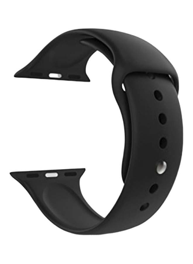 Replacement Band For Apple Watch 7/6/SE/5/4 45/44/42mm Black