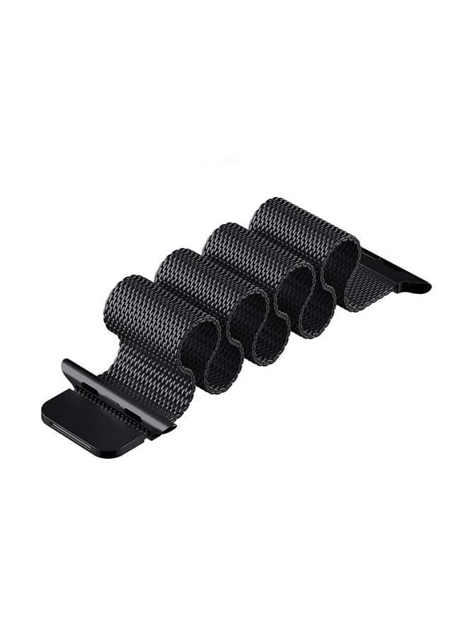 Milanese Loop Stainless Steel Bracelet Strap Apple Watch Band for 41/40/38mm Black