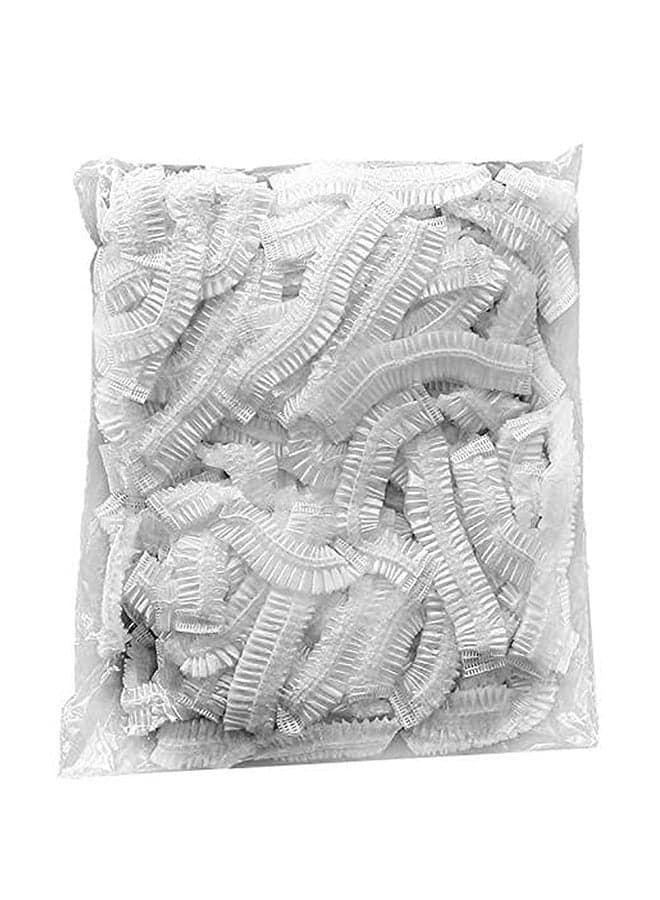 100-Piece Shower Cap Clear 8x6x2inch