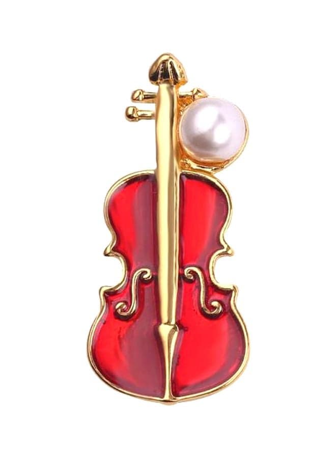 Guitar Themed Brooch