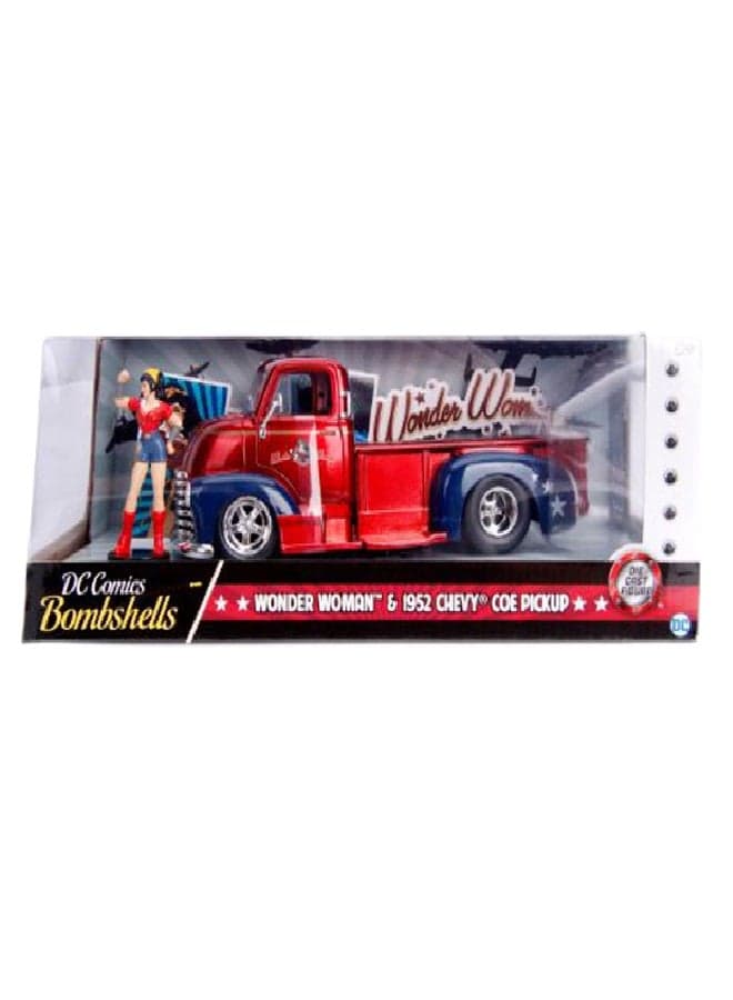 DC Bombshells 1952 Chevy COE Pickup With Figure