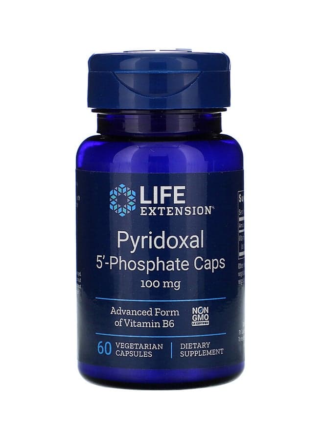 Pyridoxal 5'-Phosphate Caps 100 mg - 60 Vegetarian Capsules
