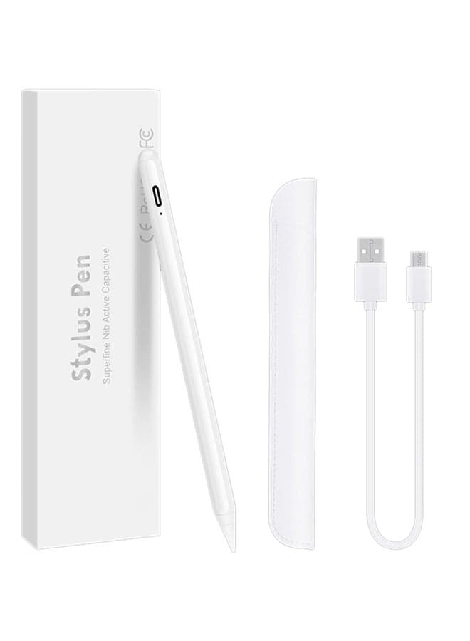 Active Digital Stylus Pen For Apple Ipad 2018 White
