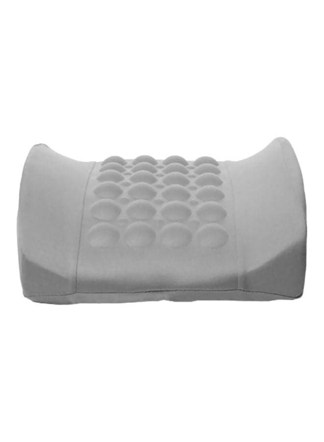 Back Massager Lumbar Seat Cushion Grey