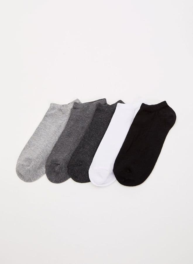 Pair Of 5 Short Socks Multicolour