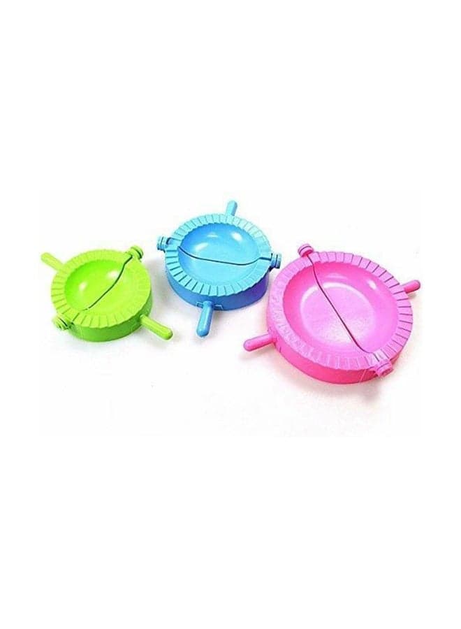 3-Piece Pie Making Moulds Set Multicolour 12 x 8 x 3cm