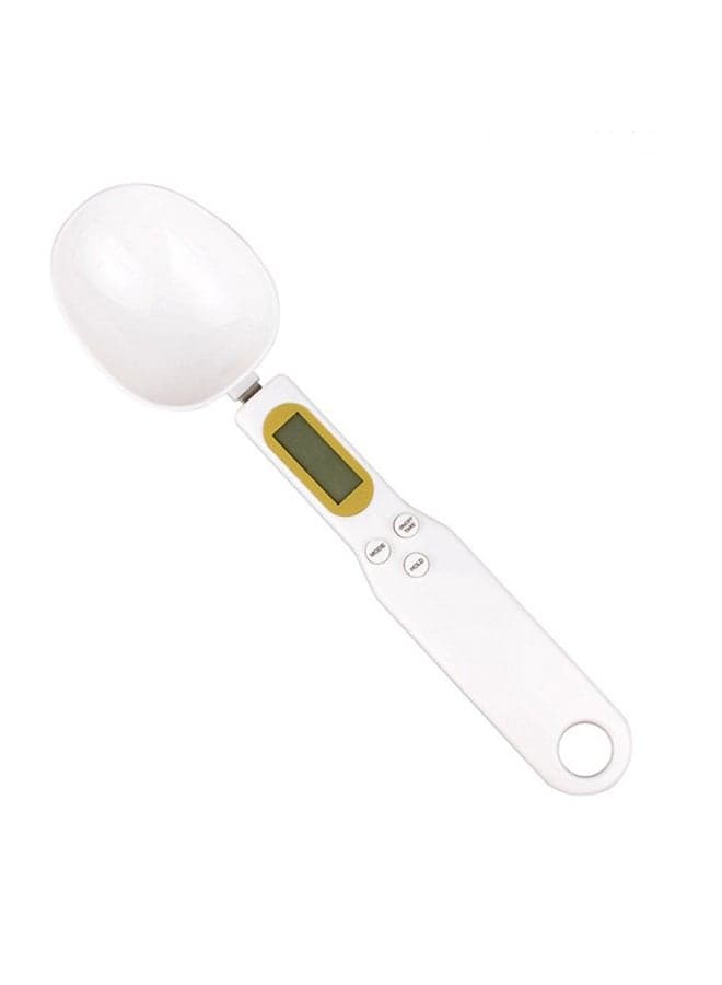 LCD Display Electronic Measuring Spoon White