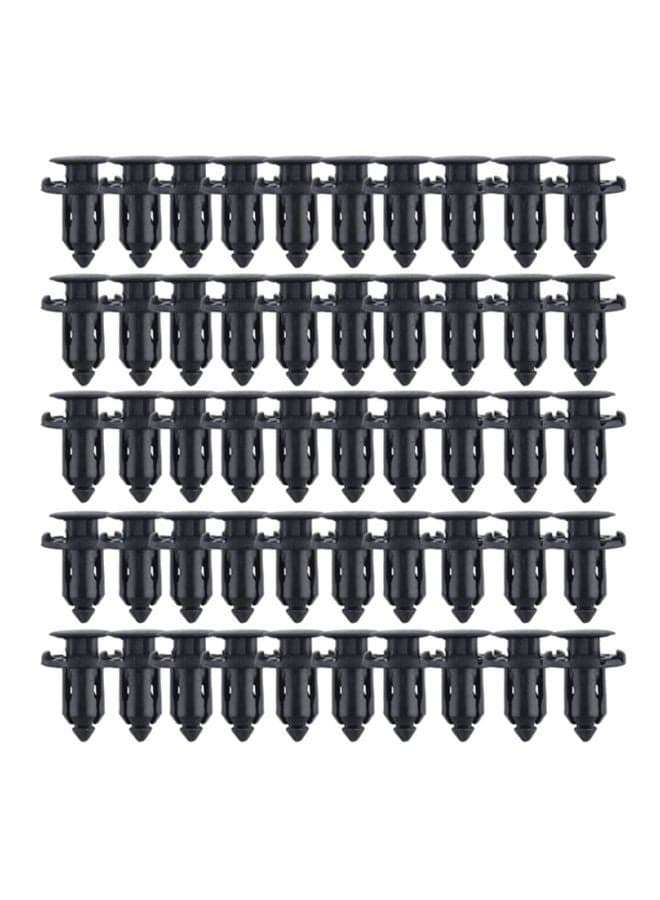 50-Piece Car Rivet Fastener Trim Panel Clip
