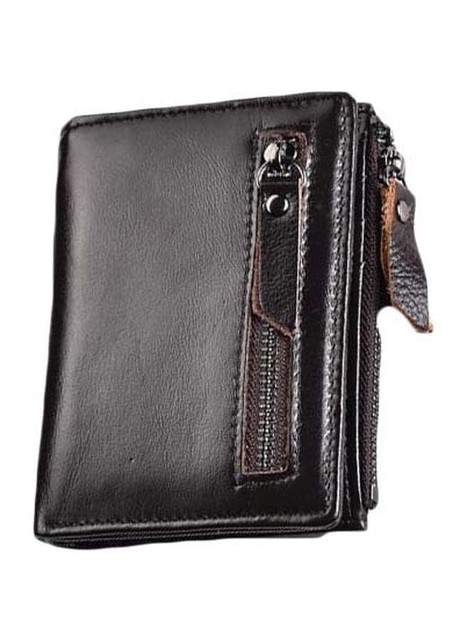 Bi-Fold Mens Wallet Deep Coffee