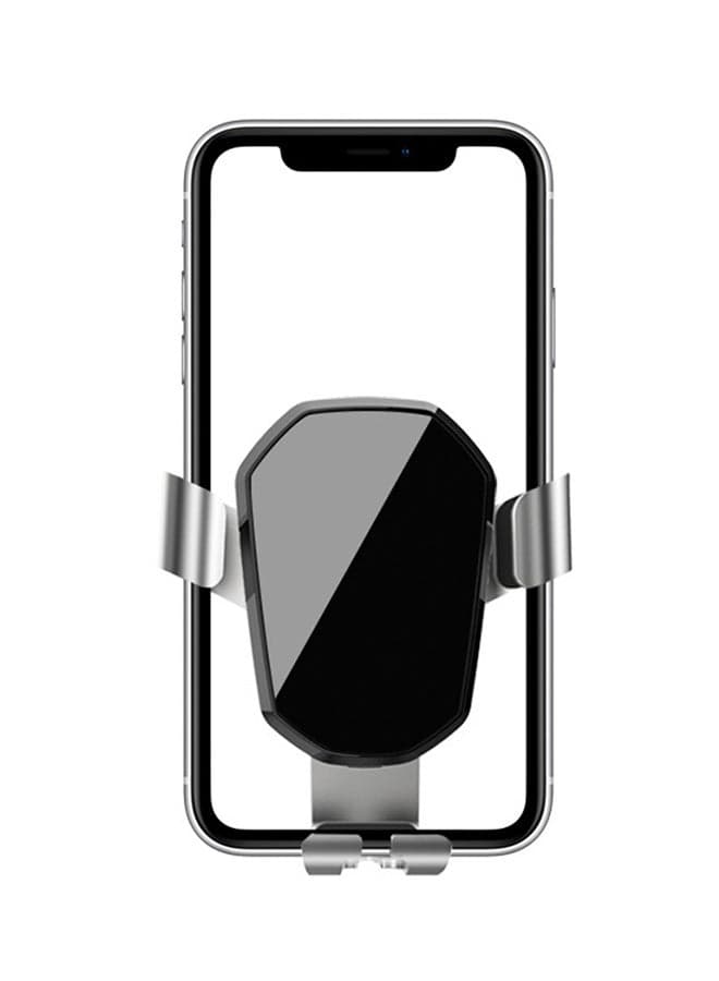 Cell Phone Holder Silver/Black