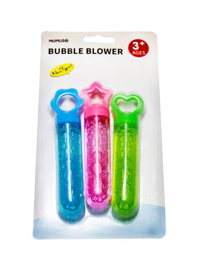 3-Piece Bubble Blower Set