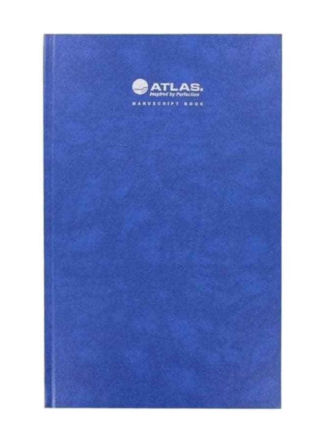 Manuscript Book, 96 Pages Blue