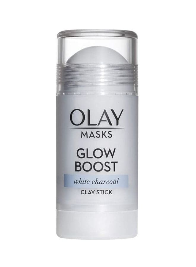 Masks Glow Boost White Charcoal Clay Roll-On Stick 48grams