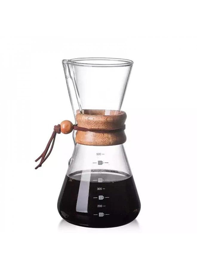 Pour Over Coffee Maker Clear