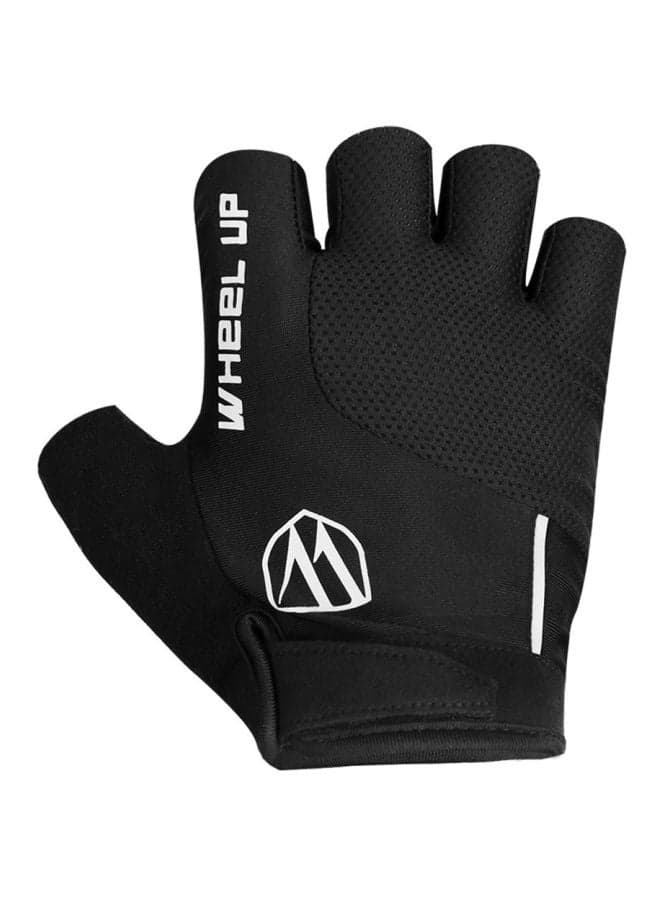 Pair Of Anti-Slip Half-Finger Cycling Gloves XL
