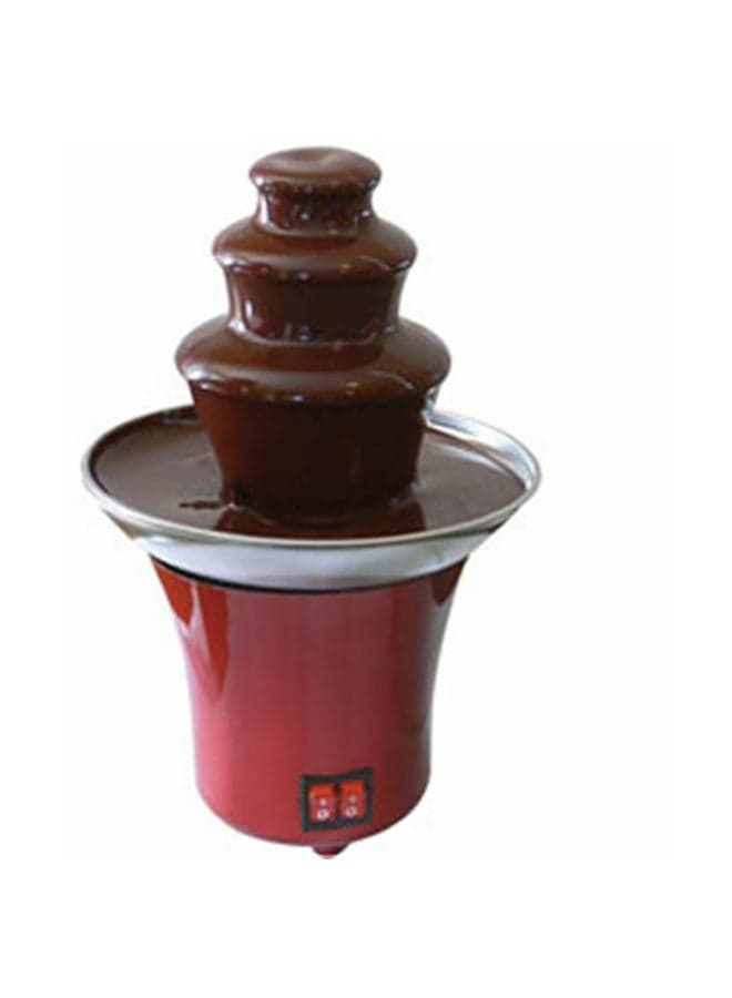 Electric Mini Molten Chocolate Fountain 40 Watt 40.0 W SH-0628 Red