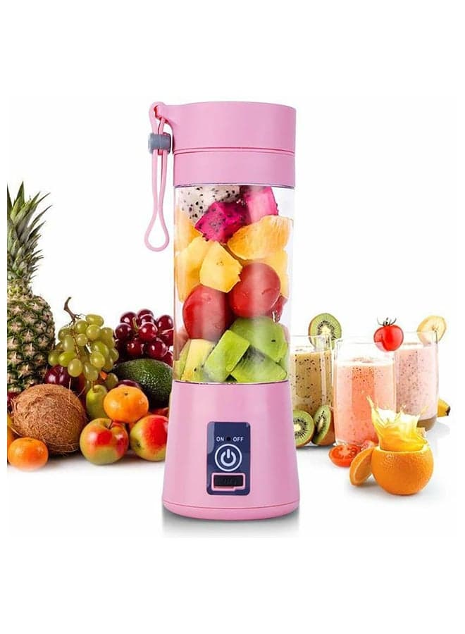 USB Juice Blender Multi-functional 380 ml 0 W PT-1208 Pink/Clear