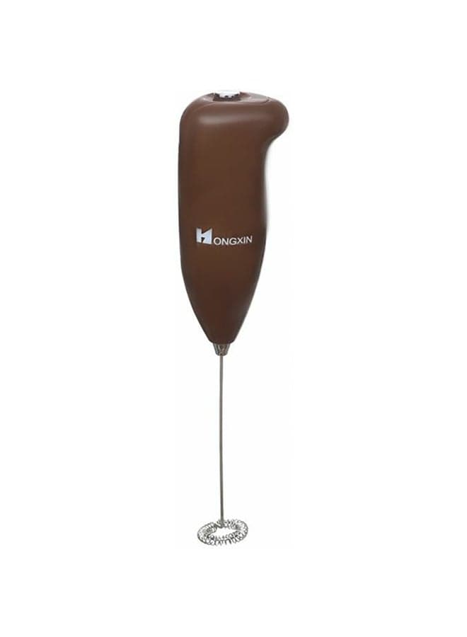 Electric Mini Stirrer Milk Frother Brown