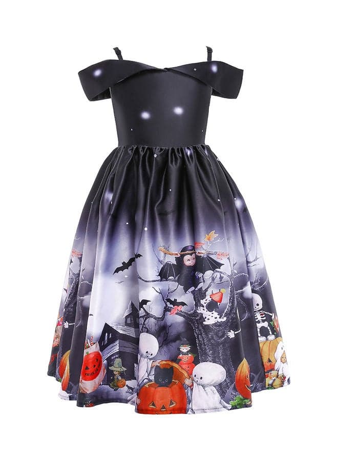 Halloween Printed Princess Dress 160cm