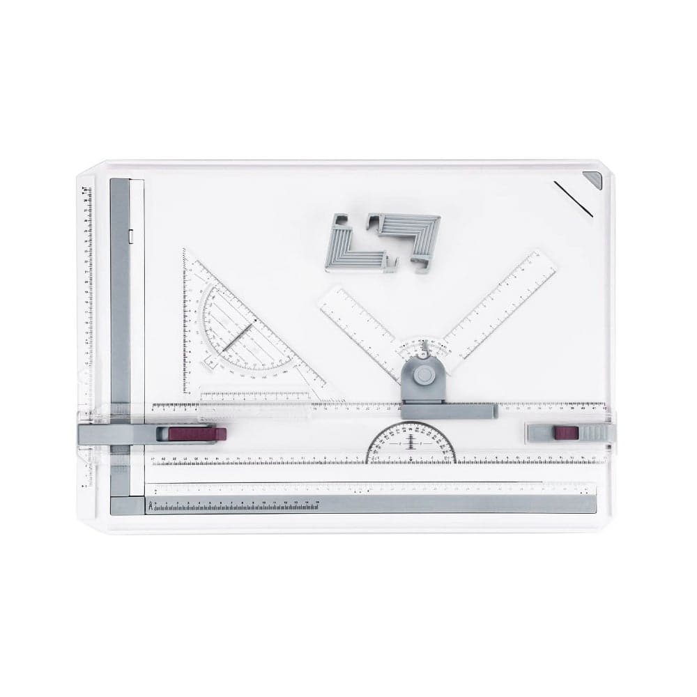 A3 Drafting Table Drawing Board Drawing Tool Set With Clear Rule Parallel Motion Clear