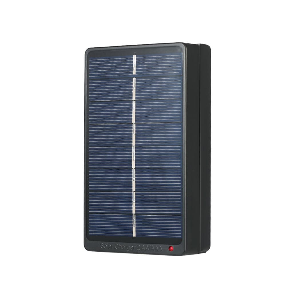 Solar Powered Battery Chargers Black
