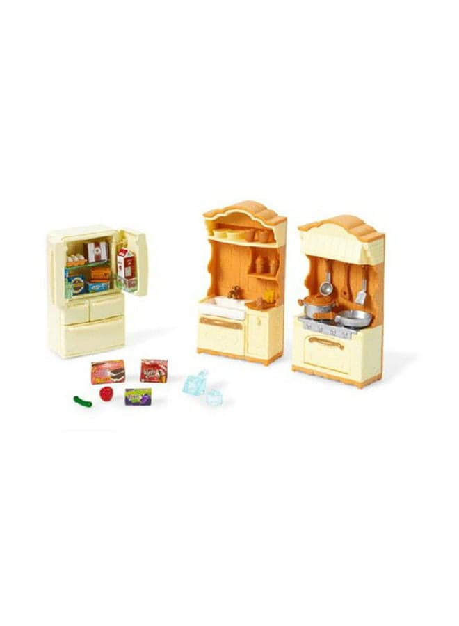 35-Piece Sylvanian Families Kitchen Play Set