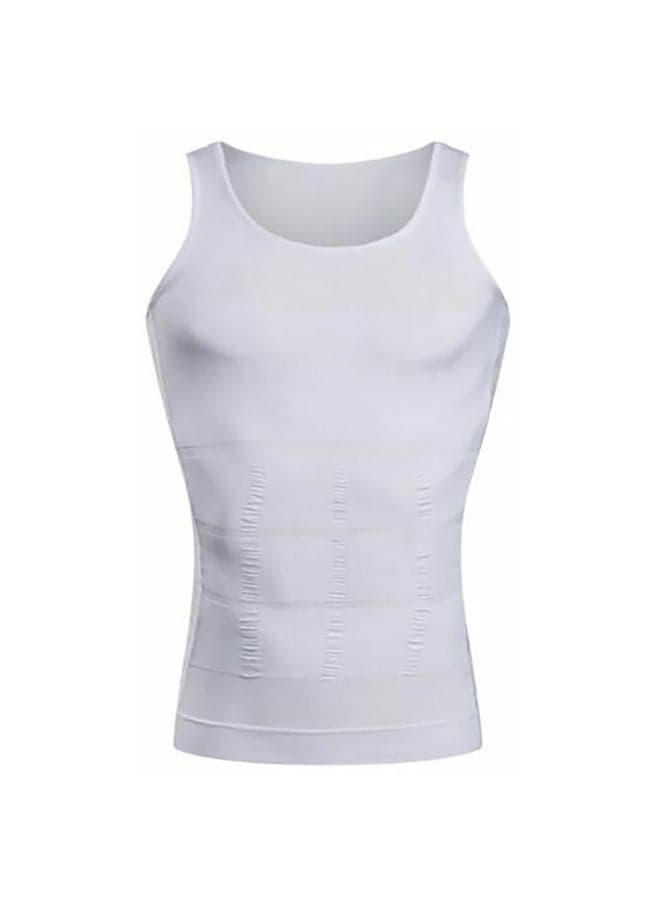 Slimming Body Shaper Undershirt White