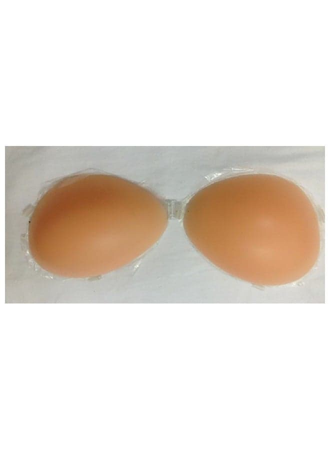 Silicone Strapless Invisible Push Up Bra Beige