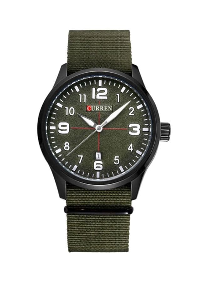 Men's Water Resistant Analog Watch 8195