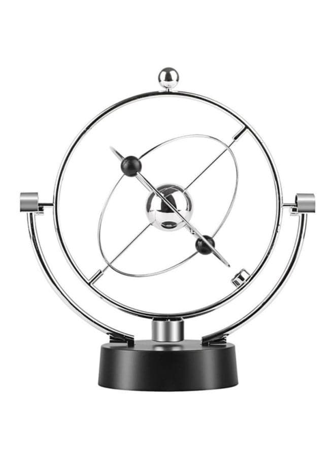 Magnetic Newton Pendulum Decorations Ornament Silver/Black 220x250x105mm