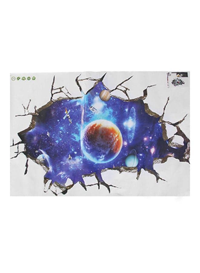 3D Printed Wall Sticker Multicolour 90x60cm