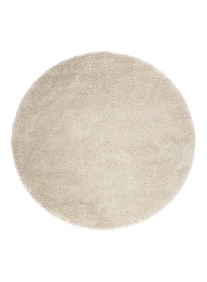 High Pile Rug Beige 130cm
