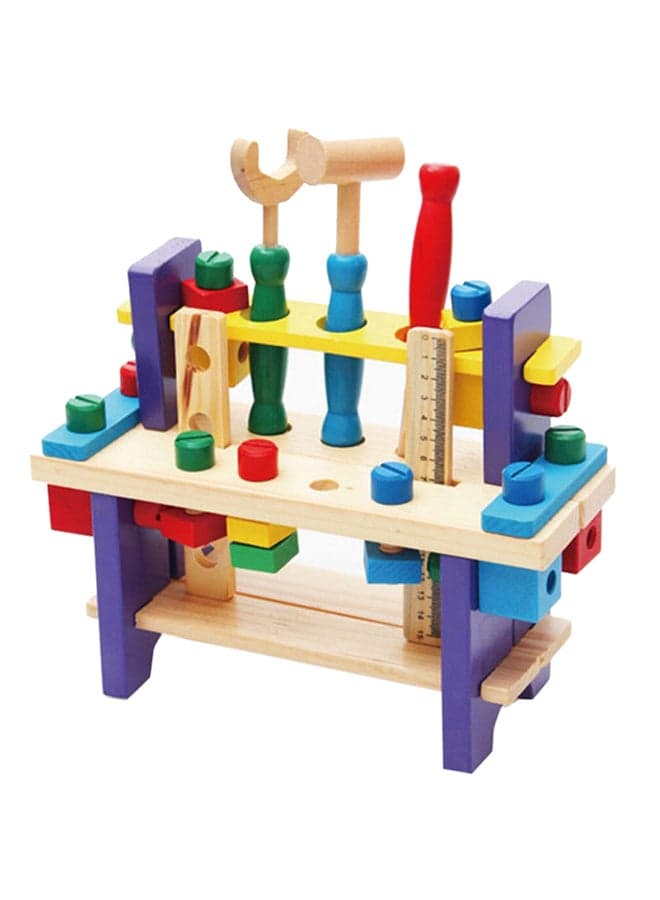 Wooden Combines The Tools Screw & Nut Hands-on Assembled Tool Set