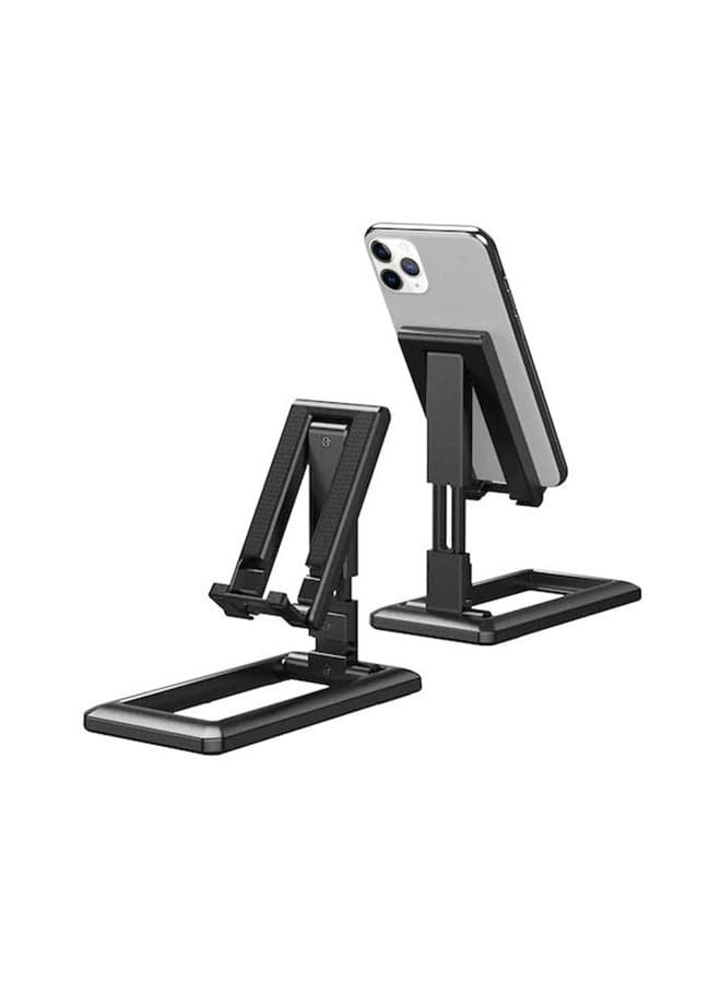 Universal Adjustable Foldable Desk Phone Holder Bracket Black