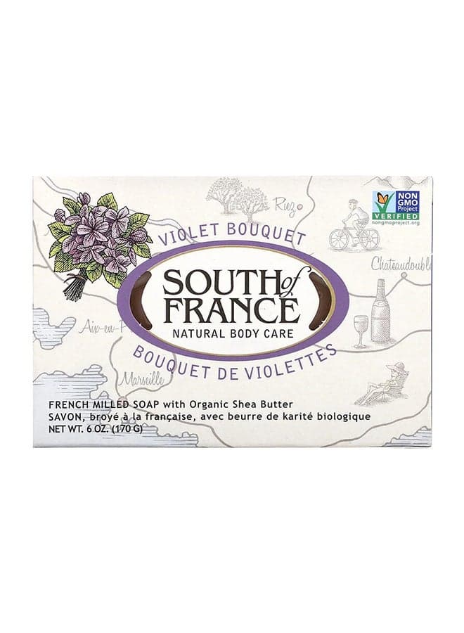 Violet Bouquet Milled Bar Soap 170grams