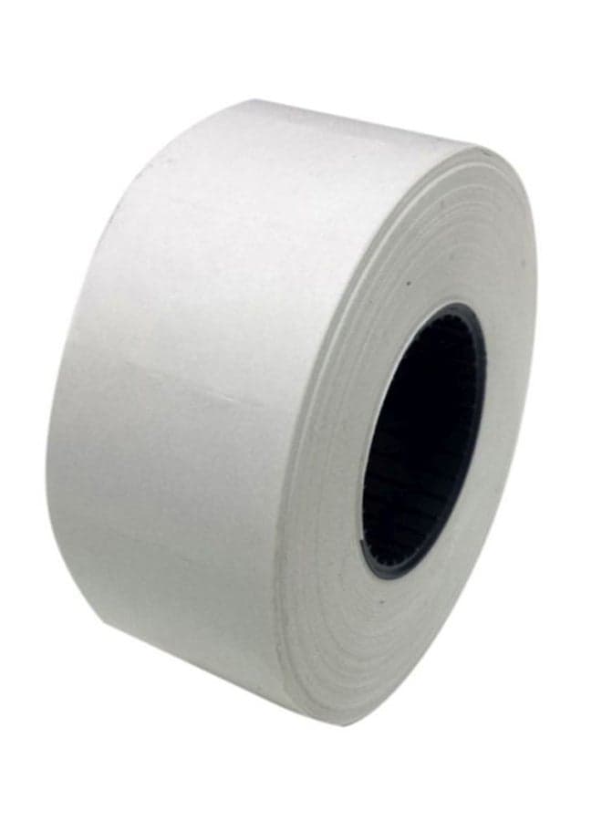 Double Line Pricing Label White