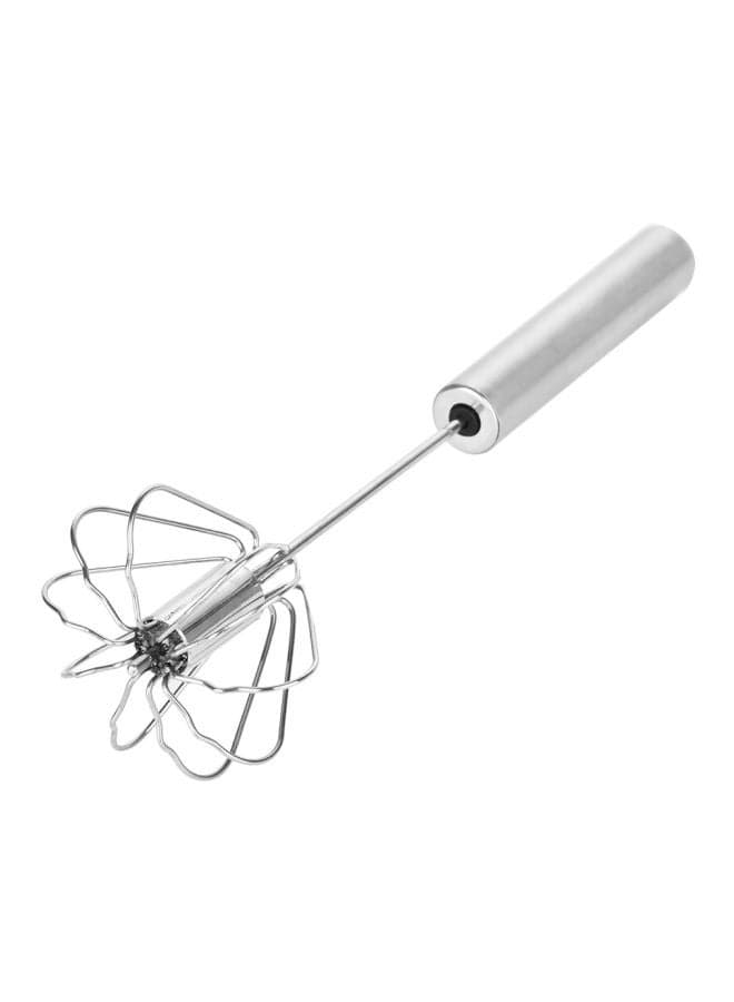 Handheld Egg Whisk Silver 36.6x4.8x2.5cm